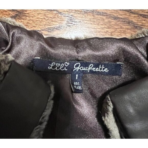 Lili Gaufrette | Faux Fur Vest Girls Sz‎ 12M - Picture 2 of 4